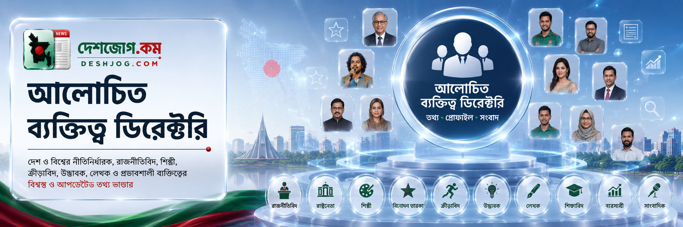 আলোচিত ব্যক্তিত্ব ডিরেক্টরি — দেশজোগ