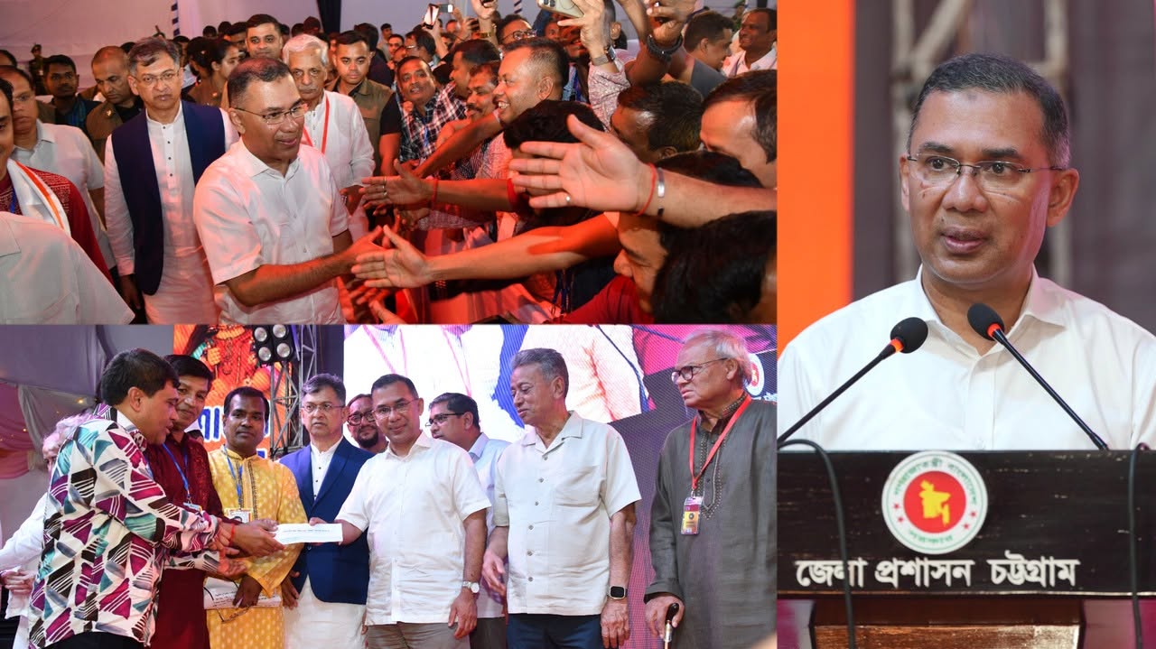 তারেক রহমান দুর্গাপূজা উপলক্ষ্যে চট্টগ্রামে সনাতন ধর্মাবলম্বীদের সঙ্গে মতবিনিময় 🕉️