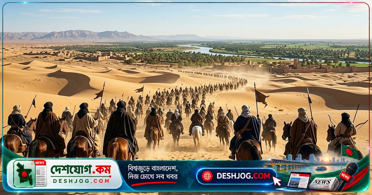 খলিফা আবু বকরের কৌশলগত অভিযানে ইরাকের বিজয়: মুসলিম বাহিনীর দ্বিমুখী আক্রমণ ও পারস্যের পতন