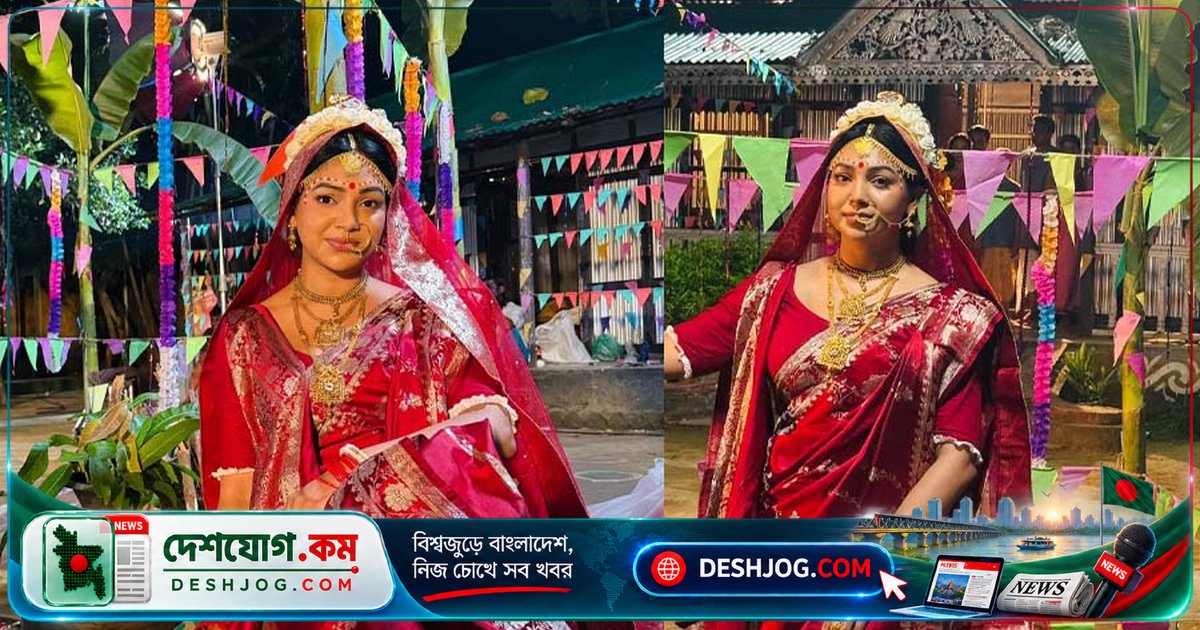 অভিনেত্রী প্রভা অভিনয়ের জন্য বিয়ের সাজে: কী রহস্য লুকিয়ে আছে?