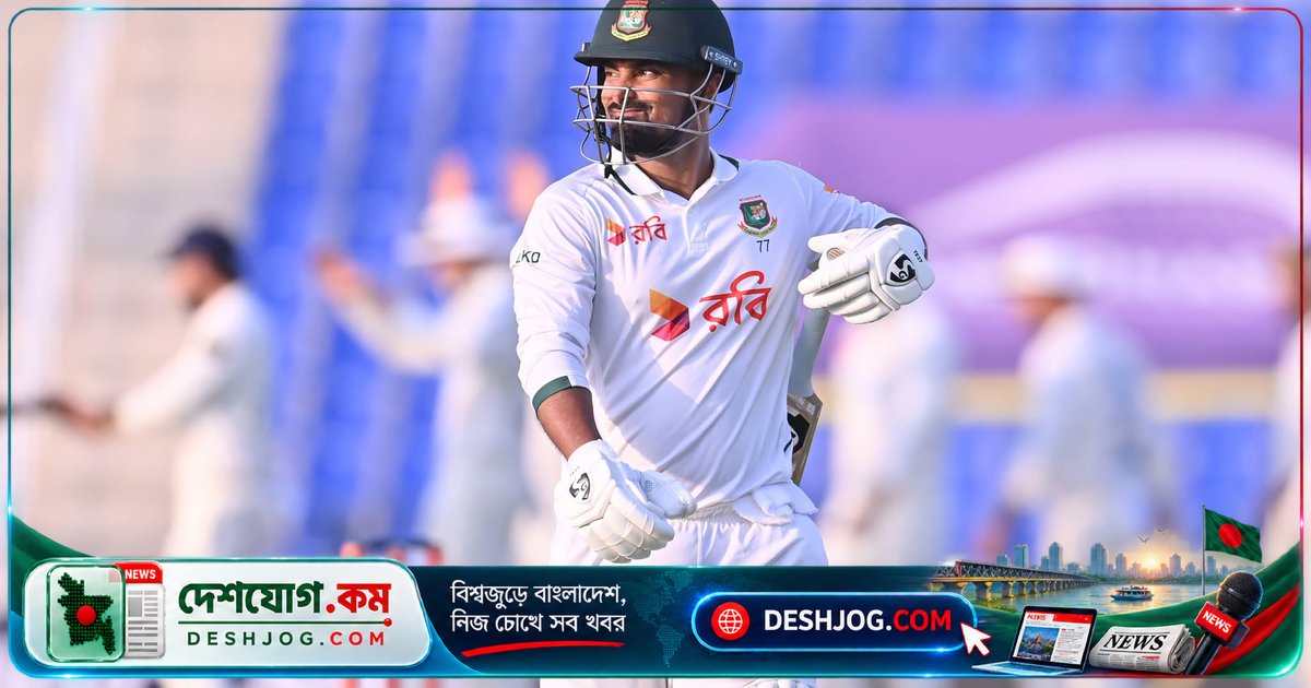 আবুধাবি টেস্টে আফগানিস্তানের নিয়ন্ত্রিত বোলিংয়ে ধ্বংসপ্রায় বাংলাদেশের ইনিংস: ৩১৭ রানে ৮ উইকেট হারিয়ে শেষ দিনের আশা নেই