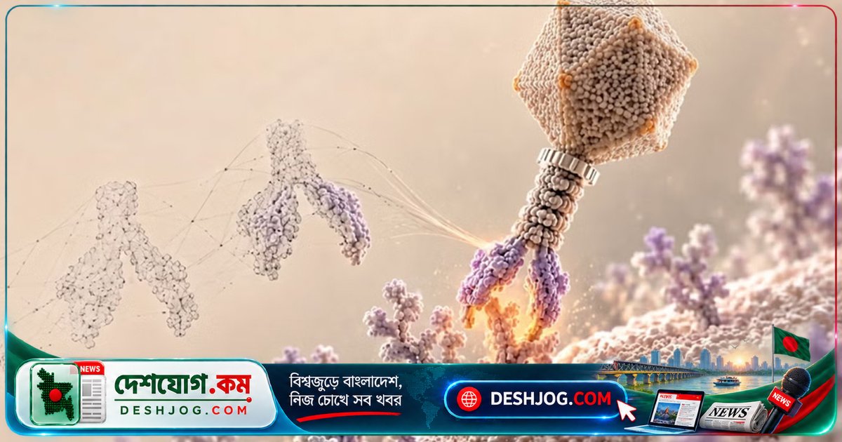 এআই-নকশা ভাইরাসের প্রথম মানবদেহে চিকিৎসা: অ্যান্টিবায়োটিক-প্রতিরোধী সংক্রমণে নতুন সম্ভাবনা