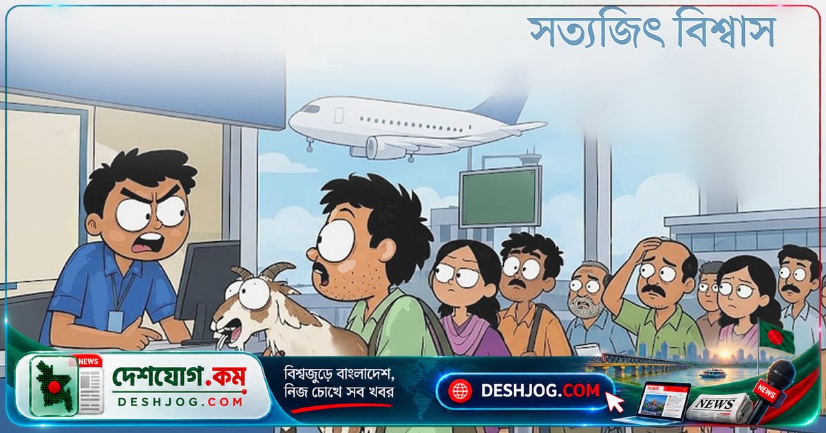 ময়মনসিংহে ছাগল নিয়ে প্লেনে উঠতে চাইলে ইদ্রিস মিয়া কীভাবে টিকিট দিলেন?