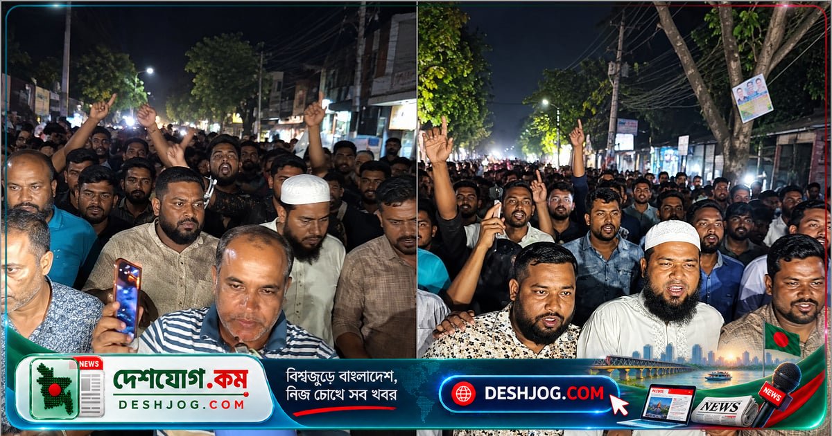 বিমানবন্দর ঘটনায় আখতারুজ্জামানের গ্রেপ্তার: জামায়াতের বিক্ষোভে কটিয়াদী উত্তেজিত, বিরোধী দলের সতর্কতা