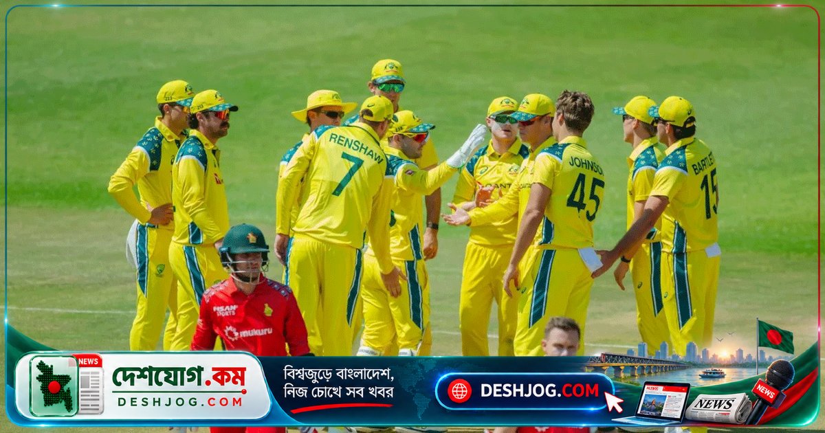 জিম্বাবুয়ে সিরিজে জিততে অস্ট্রেলিয়া পেয়েছে বিশ্বকাপের মূল্যবান শিক্ষা