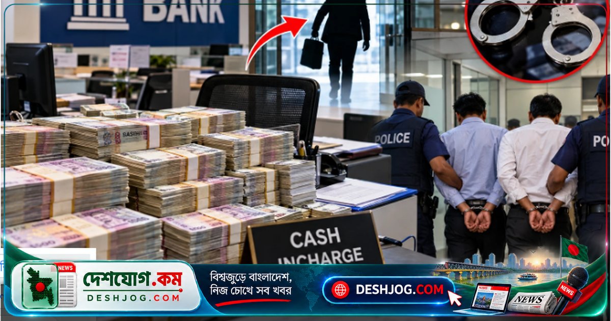 বনানী শাখা থেকে লাপাত্তা ক্যাশ ইনচার্জ: ৭ কোটি টাকা নিয়ে পুলিশের তদন্তে আটক ২ কর্মকর্তা