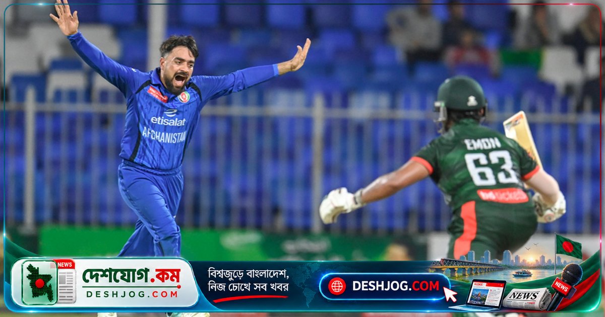 আফগানিস্তানের কাছে ১৬০ রানে পতিত বাংলাদেশ: ত্রিদেশীয় সিরিজে বিদায় নেয় দল