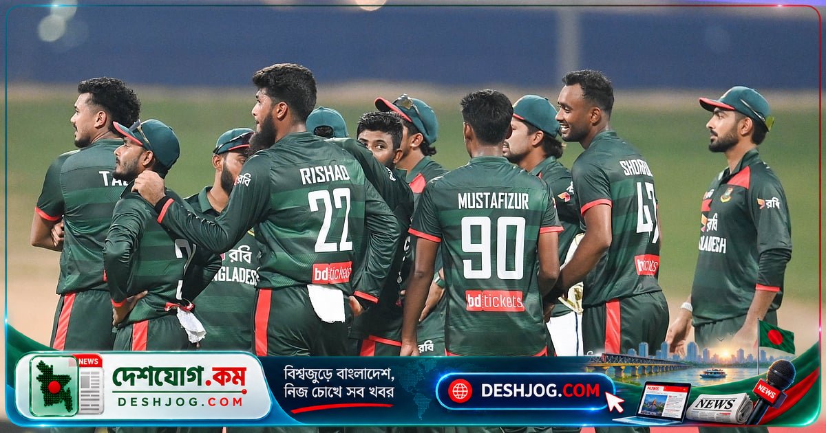 ক্রিকেটে মন্থর ওভাররেটের শাস্তি: বাংলাদেশ দলকে জিম্বাবুয়ে ম্যাচে ৫% জরিমানা