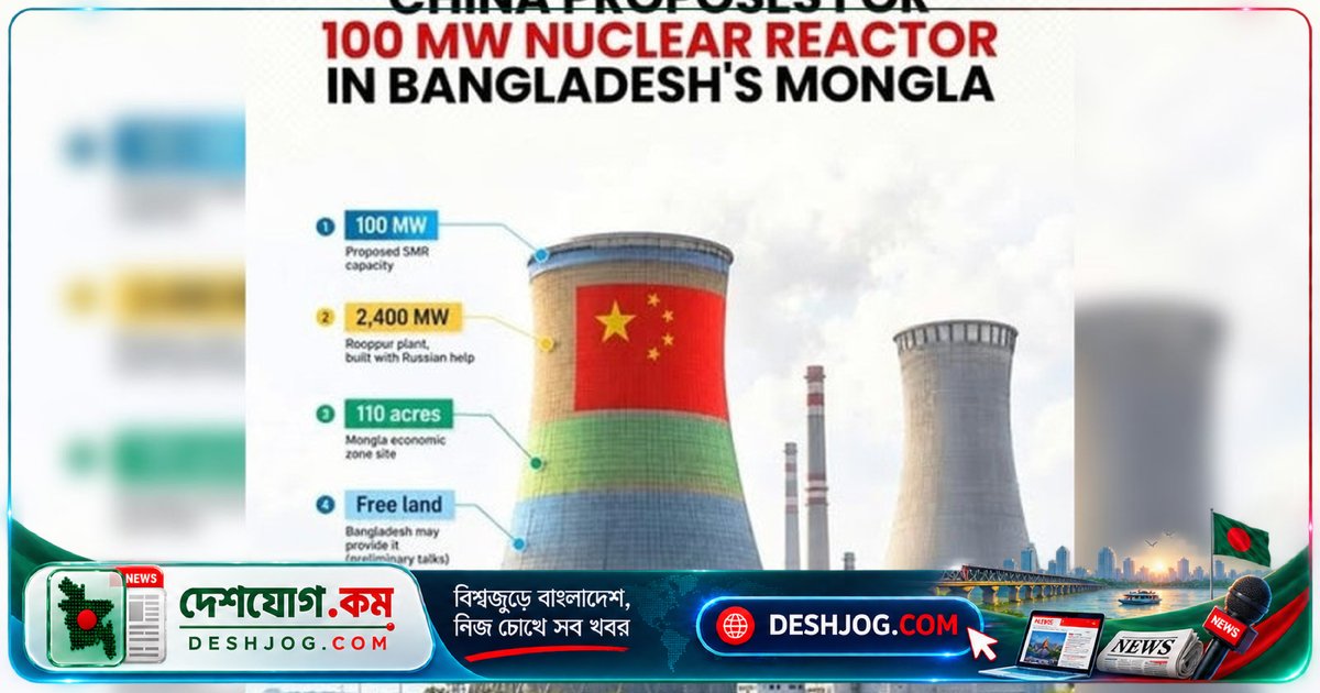 বাংলাদেশে প্রথমবারের মতো ছোট পরমাণু বিদ্যুৎকেন্দ্রের পরিকল্পনা: চীনের বিশেষজ্ঞরা পরিদর্শন করলেন মাদারগঞ্জের সম্ভাব্য স্থানে