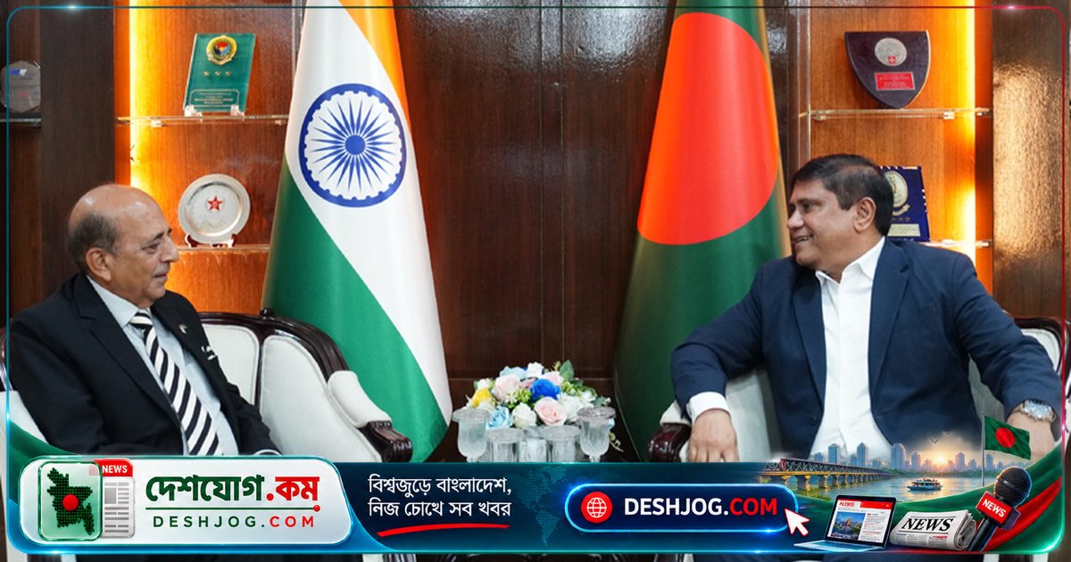 বাংলাদেশ-ভারতের সামরিক সহযোগিতা বাড়ানোর লক্ষ্যে সাক্ষাৎ: প্রতিরক্ষা উপদেষ্টা ও ভারতীয় হাইকমিশনার আলোচনা