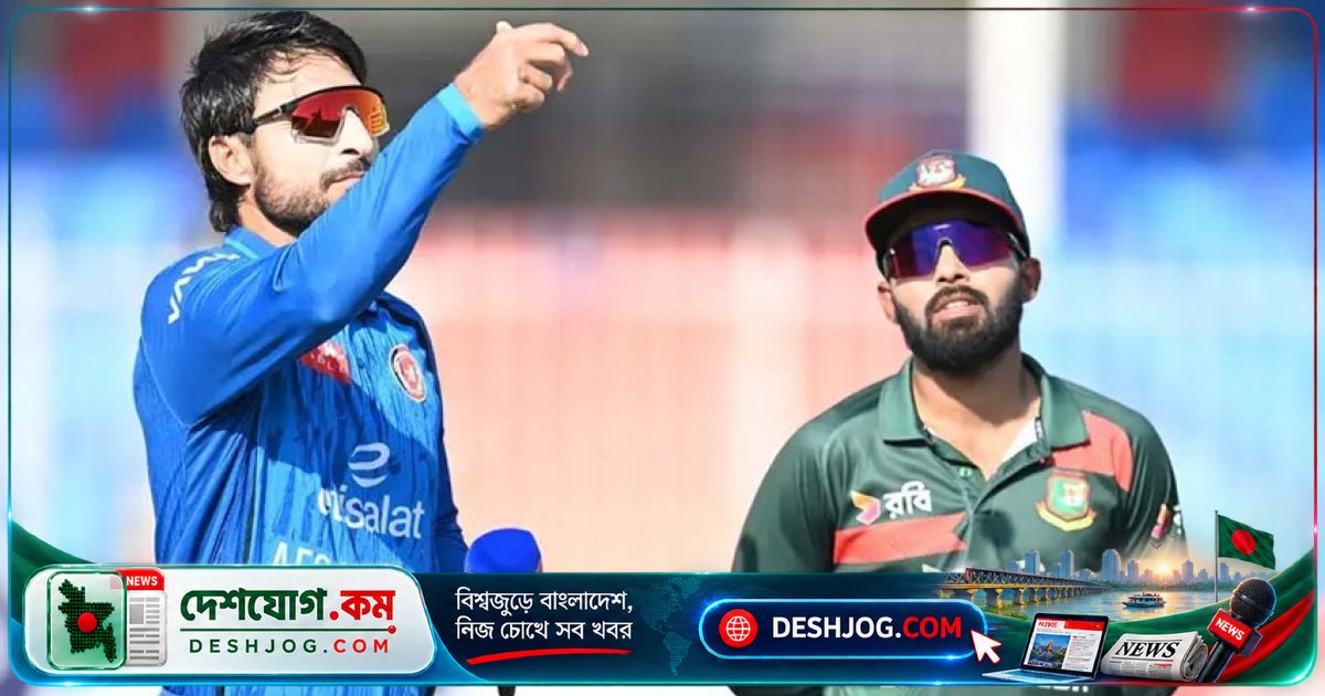 শারজায় অঘোষিত ফাইনালে টস জিতে প্রথমে ব্যাটিং নেয় বাংলাদেশ দল