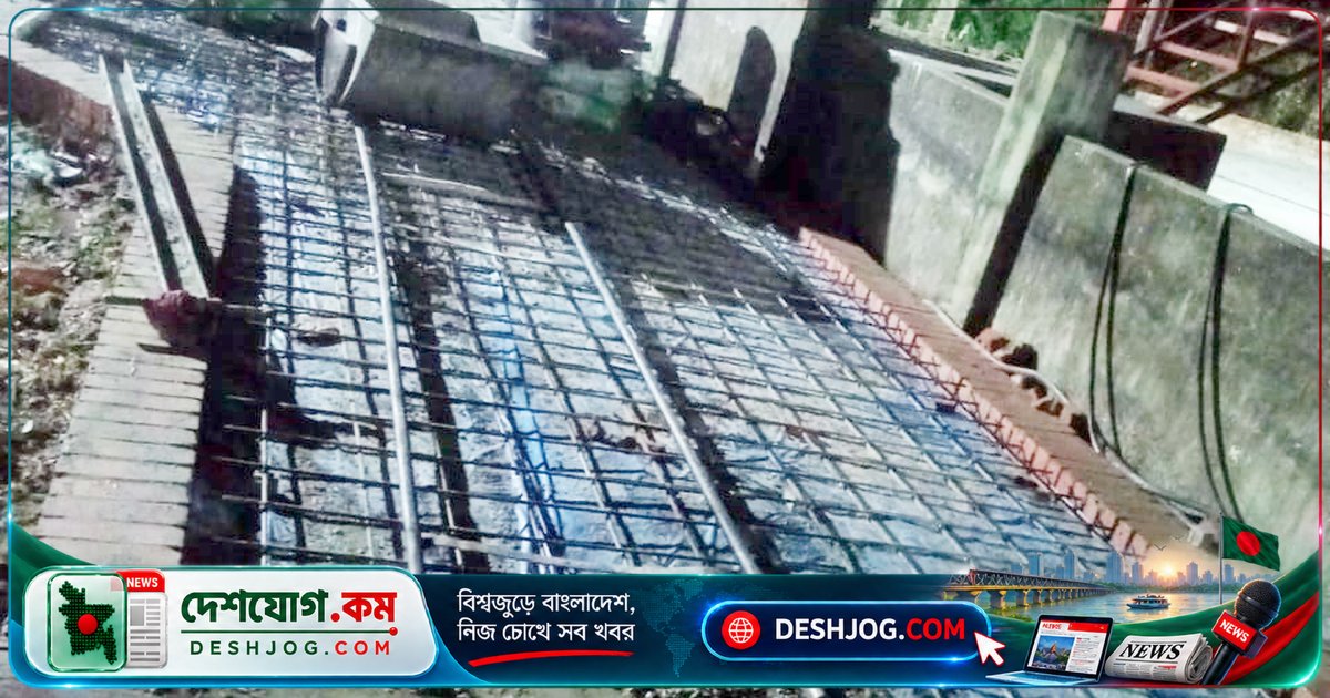 বরিশাল সরকারি বিএম কলেজে ছাত্রদলের প্রতিবাদে ঢালাই বন্ধ, কাজের মান নিয়ে তর্ক চলছে