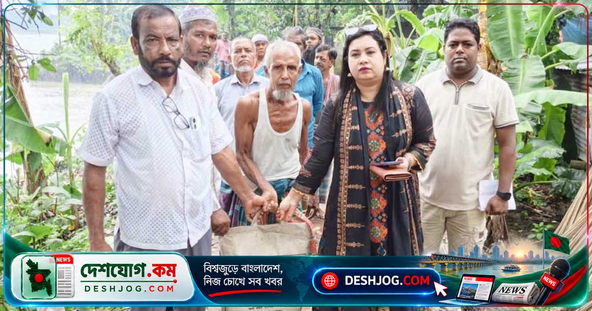 বরিশালের বাবুগঞ্জে আড়িয়াল খাঁ নদের ভাঙনে হারানো ১০ পরিবারকে সাহায্যের হাত বাড়াল প্রশাসন