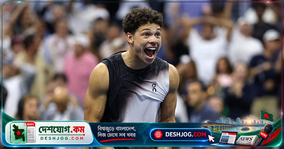 ইতিহাস রচনা করে শেলটন: ইউএস ওপেনের সর্বদীর্ঘ ম্যাচে হারিয়ে দিলেন আলকারাজকে