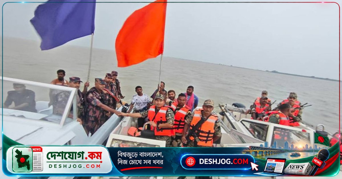 বাঘা সীমান্তে ভারতীয় সীমান্তরক্ষী আটক পাঁচ বাংলাদেশীকে বিজিবি ফিরিয়ে আনল পতাকা বৈঠকে