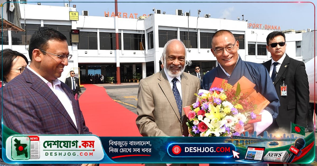 ভুটানের প্রধানমন্ত্রী ঢাকায় যাত্রাবিরতি: জার্মানির উদ্দেশে পৌনে ঘণ্টা বিলম্বিত