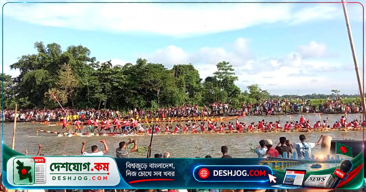 বিয়ানীবাজারে ঐতিহ্যবাহী নৌকাবাইচ শেষ হলো দর্শকদের উচ্ছ্বাসে, ফাইনালে প্রতিদ্বন্দ্বিতা না থাকায় অনিশ্চয়তা