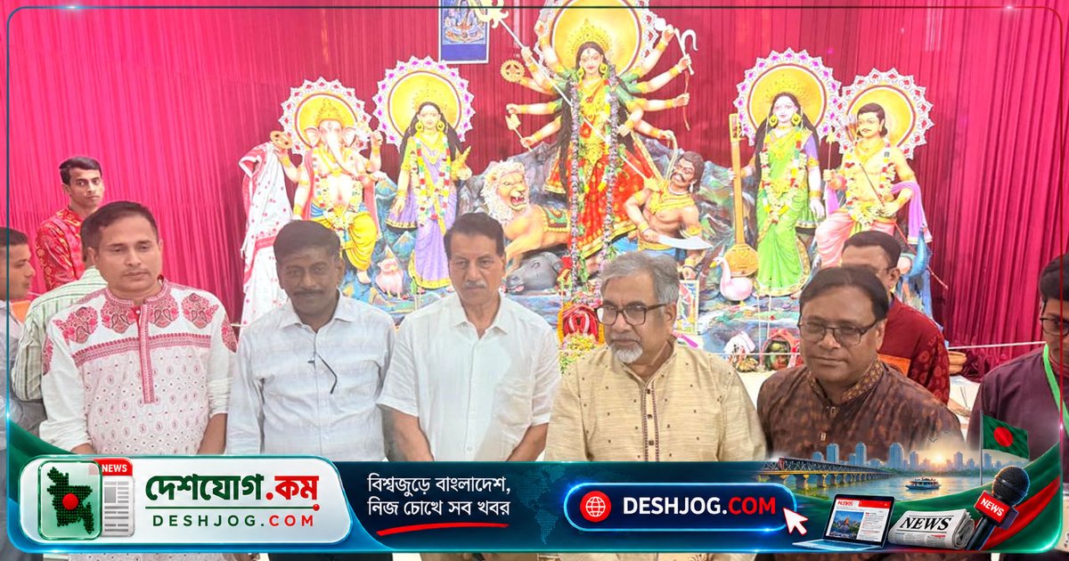 বিএনপি নেতারা ঢাকার পূজামণ্ডপ পরিদর্শন: 'ধর্ম-বর্ণনির্বিশেষে সমান অধিকার নিশ্চিত করবেন প্রধানমন্ত্রী তারেক'