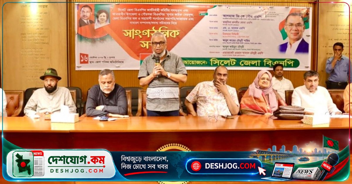 বিএনপির ঐক্য ও সংগঠন শক্তি: প্রবাসী কল্যাণমন্ত্রী আরিফুল হক চৌধুরীর সিলেটে সাংগঠনিক সভায় সতর্কবার্তা