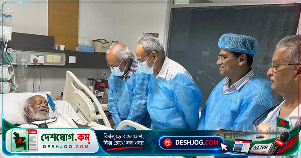 বিএনপির মহাসচিব হাসপাতালে এলজিআর মন্ত্রীর অবস্থা জিজ্ঞাসা করলেন