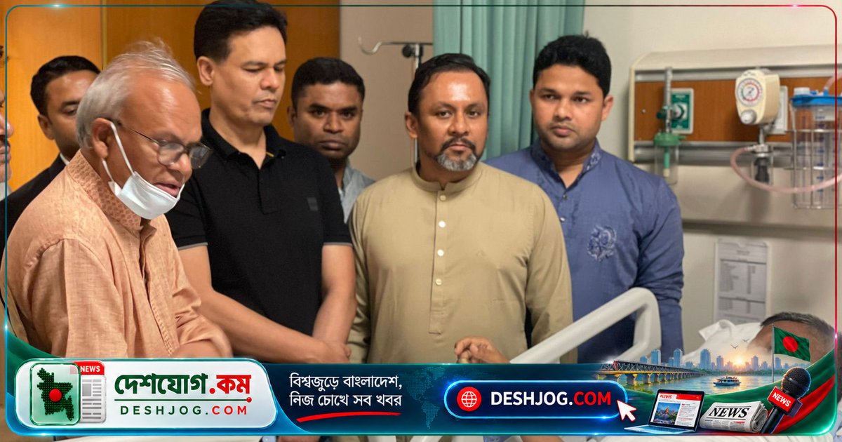 সড়ক দুর্ঘটনায় আহত খাদ্য প্রতিমন্ত্রী আবুল বারীকে দেখতে আসেন বিএনপির রিজভী, হাসপাতালে শারীরিক অবস্থা জিজ্ঞাসা