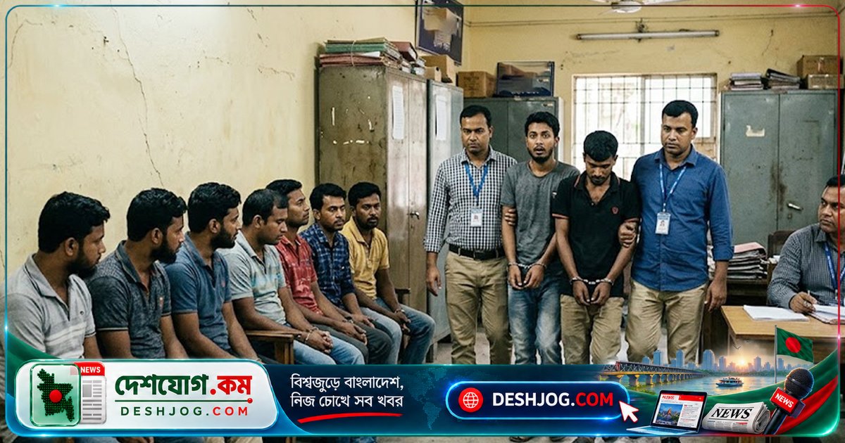 বগুড়ার ধুনটে চুরির মামলায় গ্রেপ্তার আটজনের সঙ্গে দেখা করতে আসা দু’জনকে পুলিশ গ্রেপ্তার করে কারাগারে পাঠানো