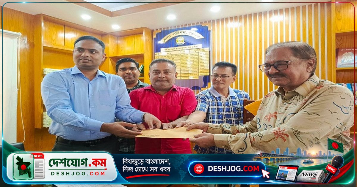 ভোলা জেলা পরিষদ ২৭টি মন্দিরে শারদীয় দুর্গাপূজা উদযাপনের জন্য দান করে ২৭ লাখ টাকা সহায়তা