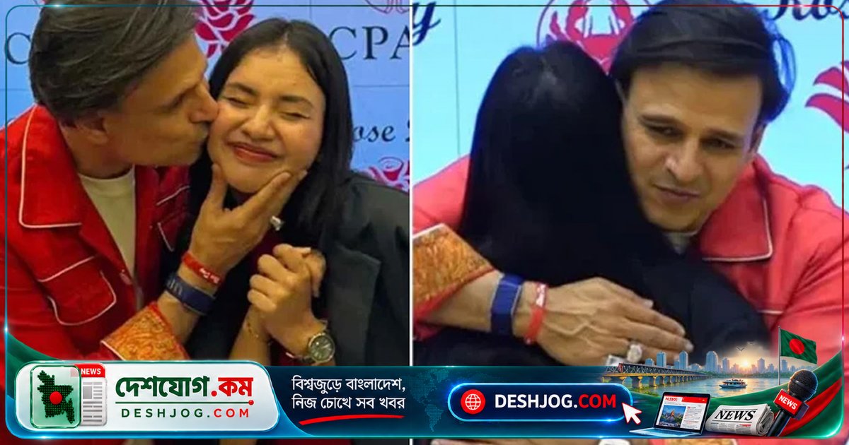 ক্যানসারজয়ী দত্তক মেয়ের সিনেমা অভিষেকে আবেগে কেঁদে গেলেন বিবেক ওবেরয়