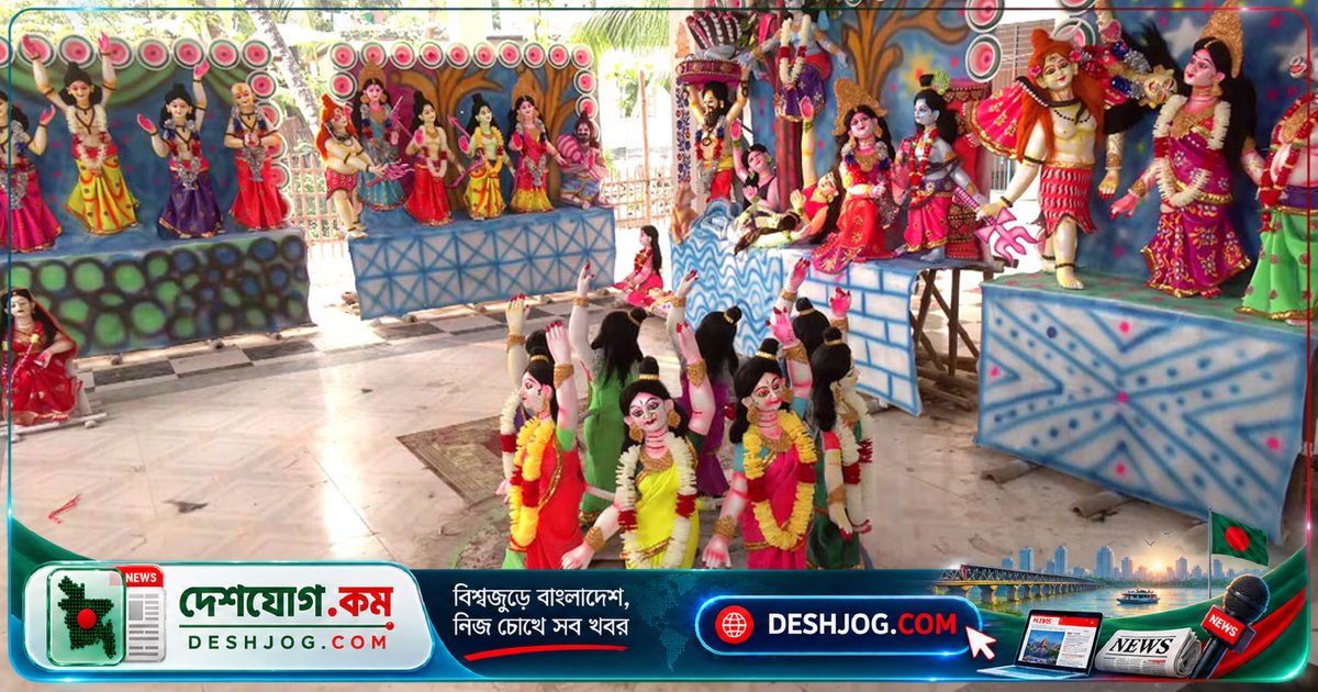 চাঁচড়া শ্রীহরি মন্দিরে ১০১টি প্রতিমায় সাজে চার যুগের ধর্মীয় কাহিনি, দর্শনার্থীদের আকৃষ্ট করছে ব্যতিক্রমী পূজামণ্ডপ