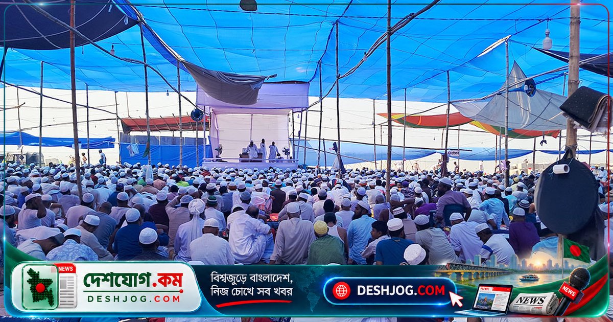 চাঁদপুরে তিন দিনব্যাপী ধর্মীয় জাগরণ: মেঘনাপাড়ে শুরু ইজতেমা অনুষ্ঠান