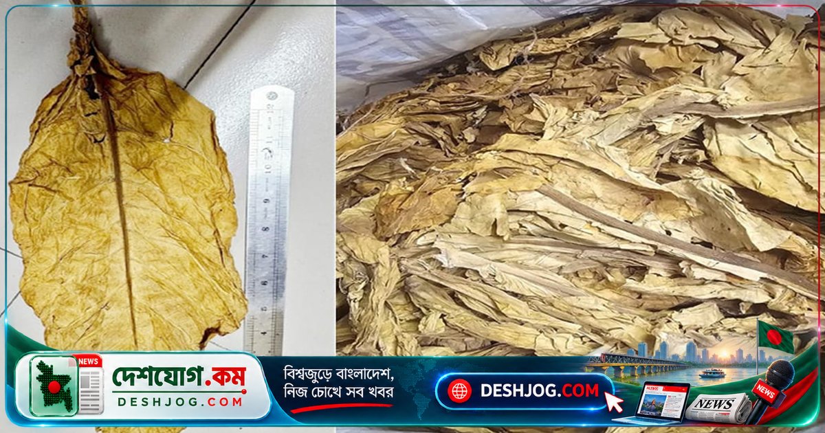 চট্টগ্রাম বন্দরে পাকিস্তান থেকে আমদানি করা ২০০ টন তামাকে শুল্ক ফাঁকির চেষ্টায় জব্দ, ২১ কোটি টাকার রাজস্ব হারানোর ঝুঁকি