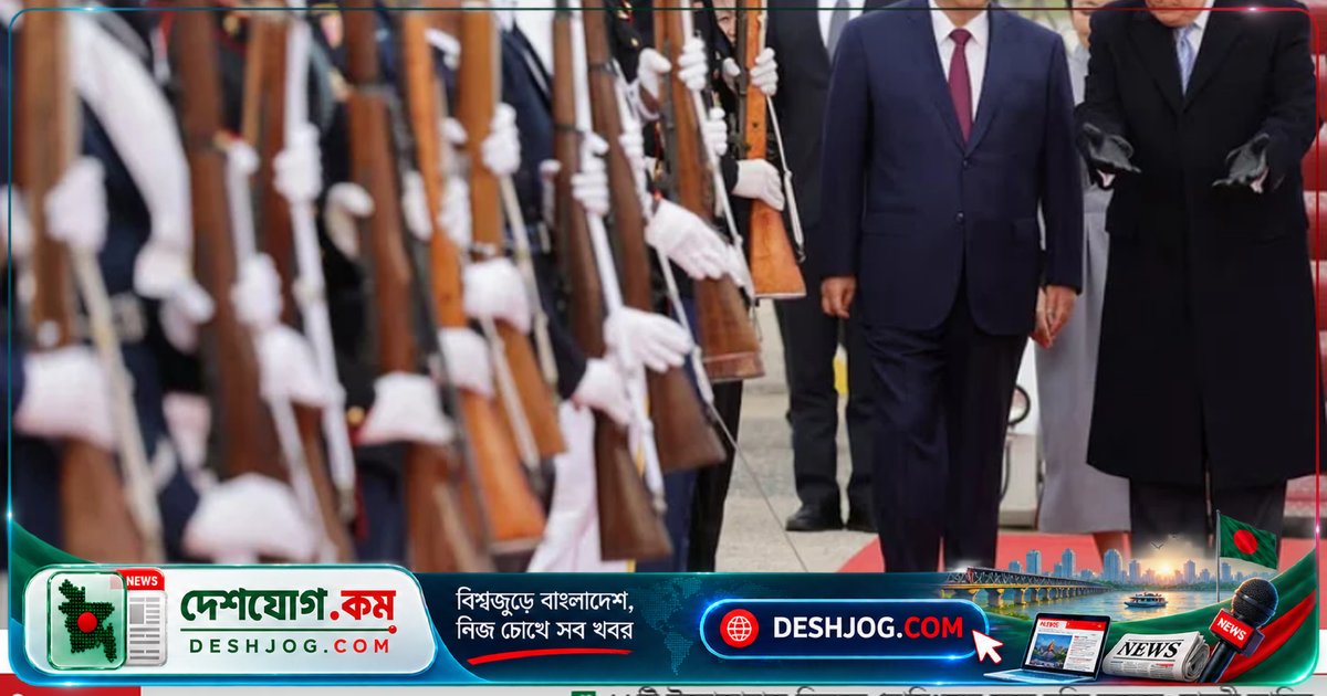 বিশ্ববাজারে শান্তি ফিরিয়ে আনতে চীন-আমেরিকা বাণিজ্য যুদ্ধবিরতি বাড়ায় ১০ মাস; ট্রাম্প ও শি জিনপিংয়ের সফর শুরু হয় অ্যান্ড্রুজ বেসে অভ্যর্থনা দিয়ে
