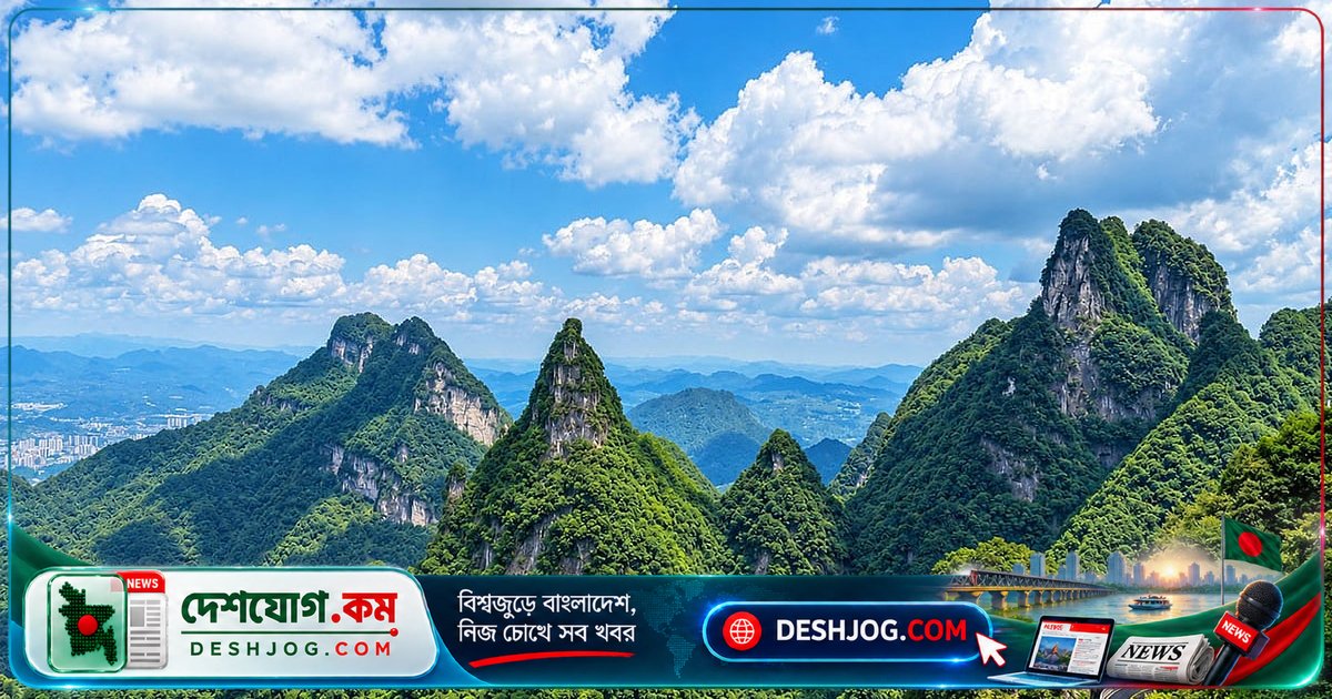 চীনের স্বর্গদ্বার: দুবার সিঁড়ি চড়ে স্বর্গের দুয়ারে পৌঁছনোর অদ্ভুত অভিজ্ঞতা