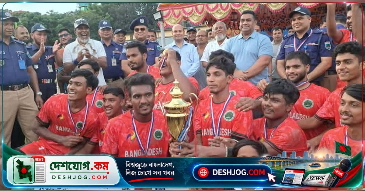 চাঁপাইনবাবগঞ্জে কমিউনিটি পুলিশ কাবাডি চ্যাম্পিয়নশিপে সদর মডেল থানা বিজয়ী, নাচোল রানারআপ