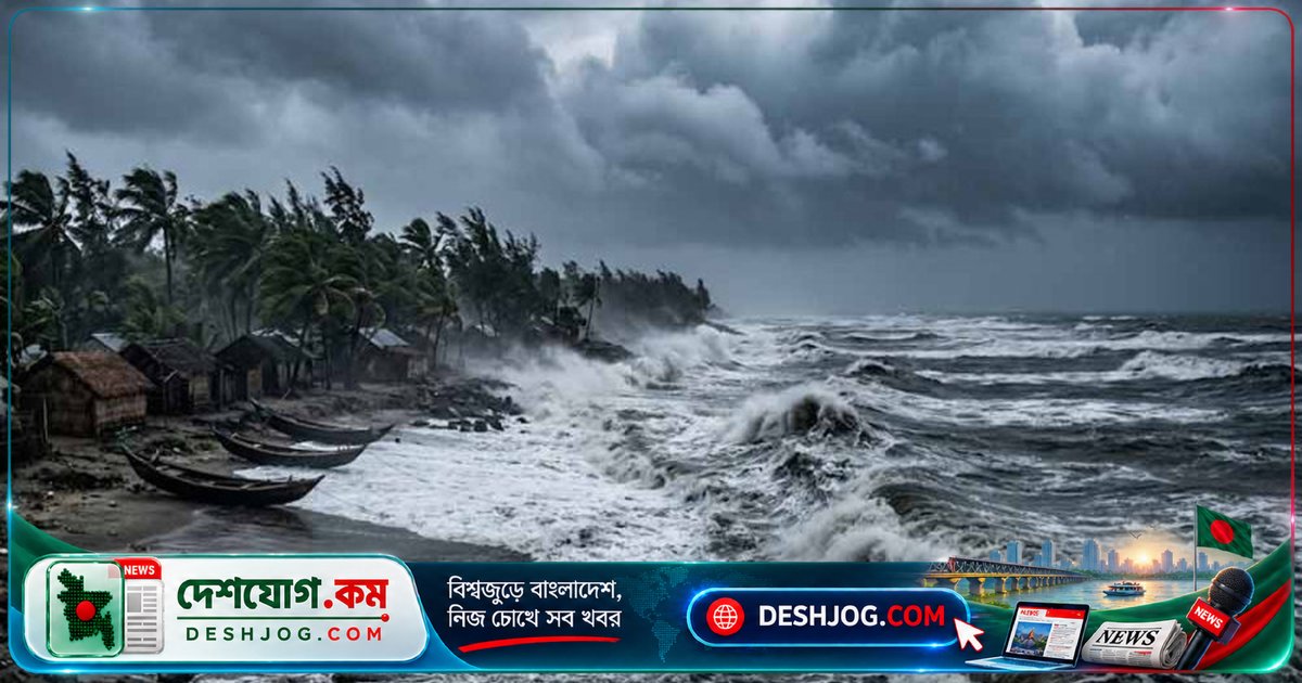 বঙ্গোপসাগরে নিম্নচাপের প্রভাবে উত্তাল সাগর, বন্দরগুলোতে জারি সতর্কতা