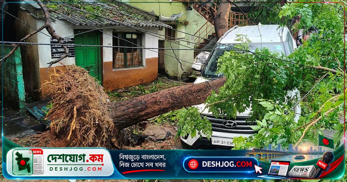ঘূর্ণিঝড় অর্ণবের আঘাতে ভারতে ছয়জন নিহত, ক্ষতিগ্রস্ত ১৫ হাজার বৈদ্যুতিক খুঁটি