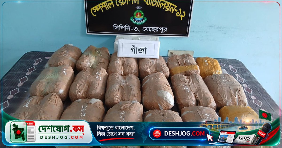দামুড়হুদায় ১৮ কেজি গাঁজা ধরে নারীকে গ্রেপ্তার, স্বীকার করেন দীর্ঘদিন মাদকব্যবসায় জড়িত থাকা