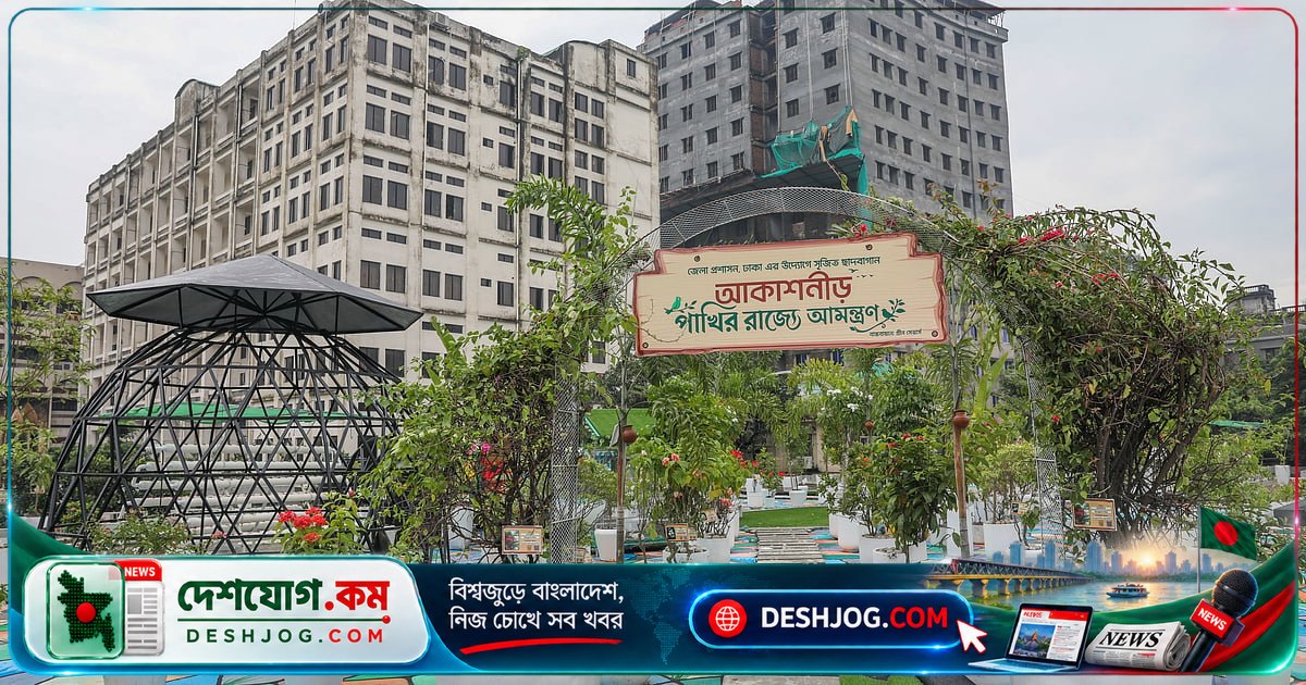 ঢাকার সরকারি ভবনের ছাদে ‘আকাশনীড়’: পাখির অভয়ারণ্যে রূপান্তরিত ১১ হাজার বর্গফুটের সবুজ জগৎ