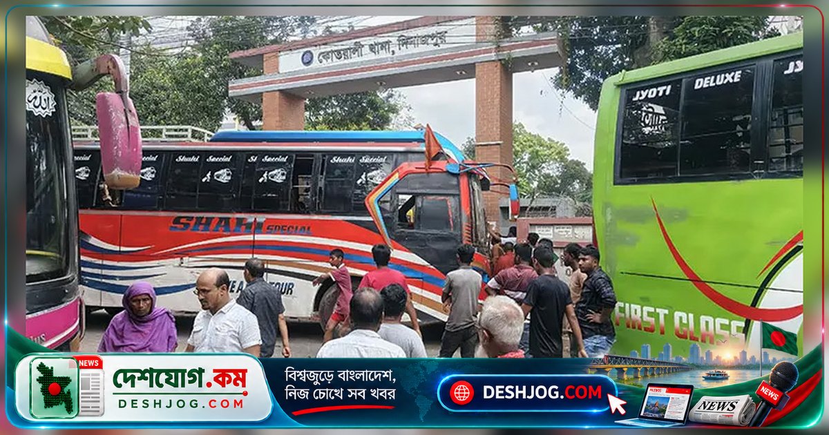 দিনাজপুরে শ্রমিক নেতা শেখ বাদশার আটকের বিরুদ্ধে তীব্র বিক্ষোভ, থানা অবরোধ ও ব্যাপক যানজট