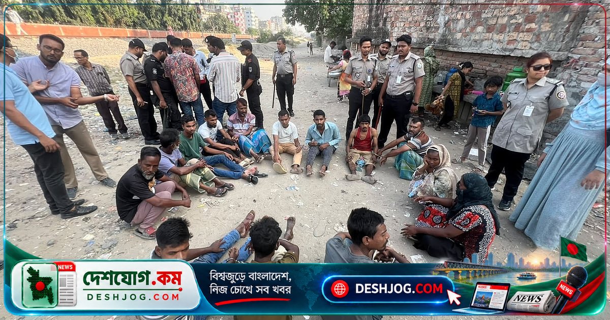 দয়াগঞ্জের মাদক স্পটে যৌথ অভিযানে আটক ১৫ জন, তিন মাস কারাদণ্ড ও জরিমানা