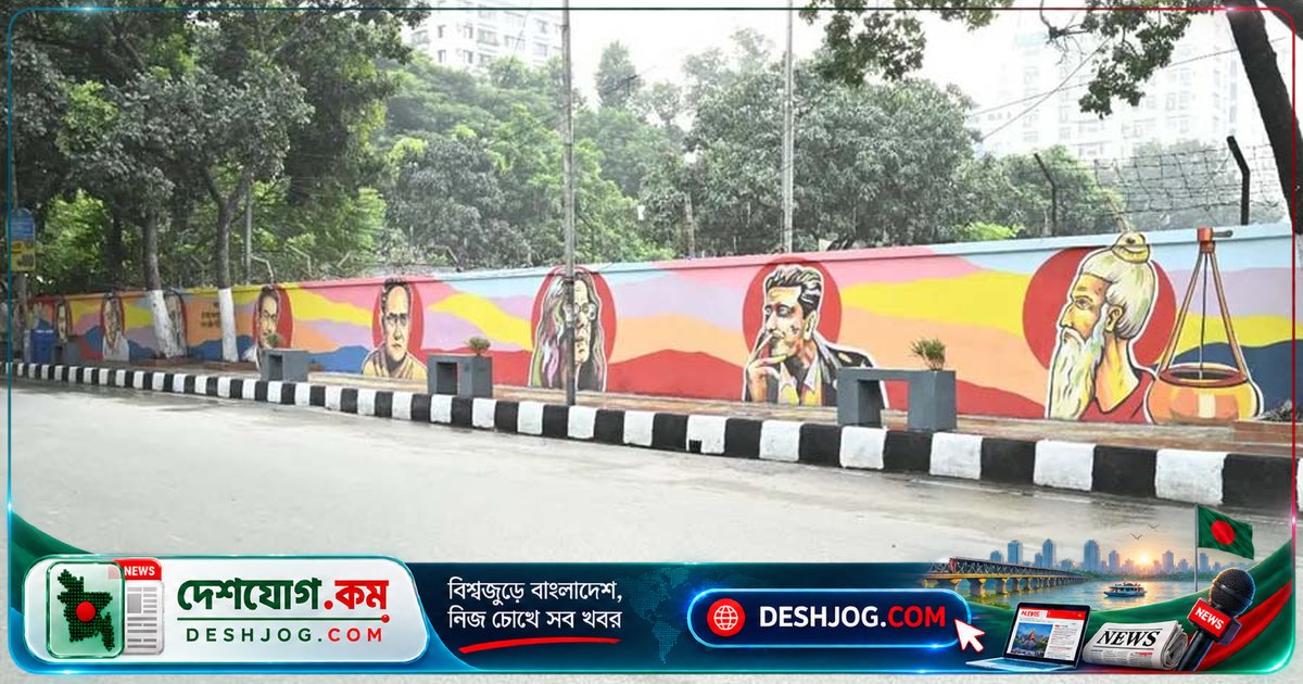 সেগুনবাগিচার ফুটপাতের সৌন্দর্য বর্ধিত করে ডিএসসিসি: হকারমুক্ত করে নতুন রূপ দিলো শিল্প-সংস্কৃতির মূর্তি