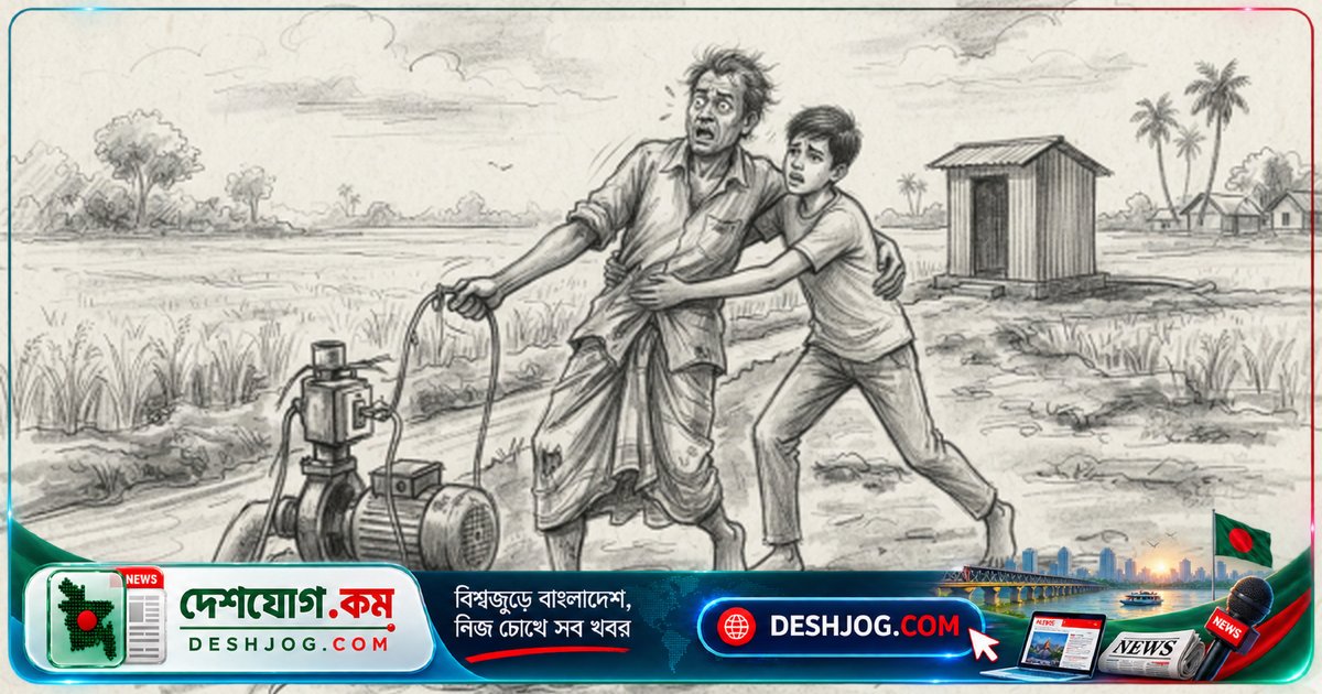 গোপালগঞ্জে বৈদ্যুতিক দুর্ঘটনায় বাবা-ছেলের মৃত্যু, শোকগ্রস্ত এলাকা