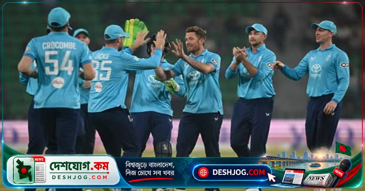 লাহোরে ২১ বছর পর ইংল্যান্ডের ওয়ানডে জয়: শ্রীলঙ্কা নাটকীয়ভাবে ৫৫ রানে হার