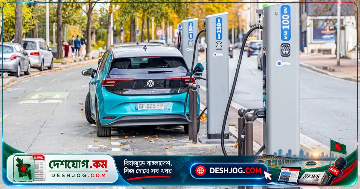 ইউরোপে বৈদ্যুতিক গাড়ি প্রথমবারের মতো পেট্রল গাড়িকে ছাড়িয়ে গেল, ইভি বিক্রি ২১% বাজারে