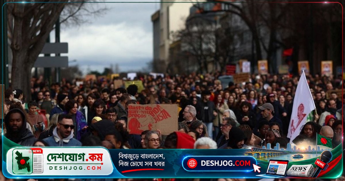 ইউরোপের চার দেশে জীবনযাত্রার ব্যয় বৃদ্ধি ও সরকারি সেবার অবনতির প্রতিবাদে লাখো মানুষের বিক্ষোভ, সহিংসতা ছড়ায়