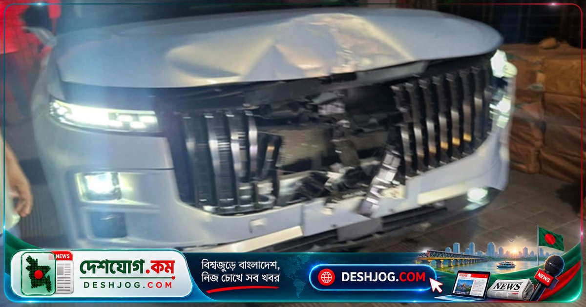 সাবেক আইজিপির ব্যক্তিগত গাড়ি ধাক্কায় আহত রিকশাচালক, পল্টনে জব্দ করা গাড়ি