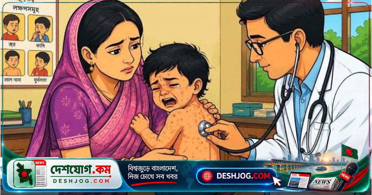 ফরিদপুরে হাম সংক্রমণে একদিনে ২৭ রোগী হাসপাতালে ভর্তি, ৮২ জন চিকিৎসাধীন