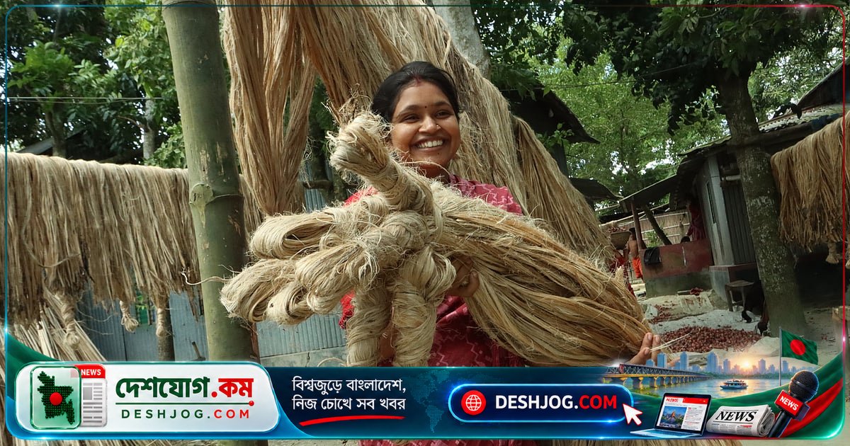 ফরিদপুরে পাটের সোনালি ফলন: কৃষকদের মুখে স্বস্তির হাসি