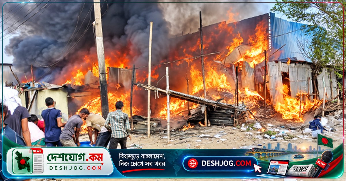 ফতুল্লা গোডাউনে আগুন: পলিথিন ও ঝুটের মালামাল পুড়ে ১৫ লাখ টাকা ক্ষতি