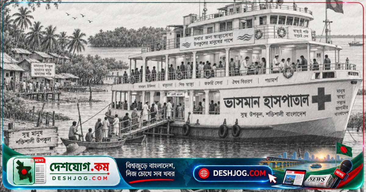 প্রধানমন্ত্রীর নির্দেশে নৌপথে ভাসমান হাসপাতাল: উপকূলীয় মানুষের স্বাস্থ্য সুরক্ষায় যুগান্তকারী উদ্যোগ